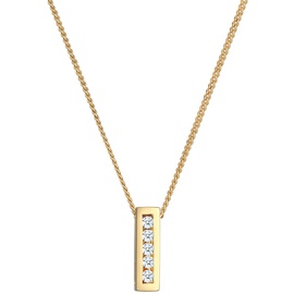 Elli DIAMONDS Klassisch Elegant Diamant (0.075 ct.) 585 Gelbgold