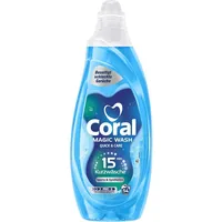 6,81€/L- 4x Coral Flüssigwaschmittel MagicWash Quick&Care Sport&Synthetics-2,16L