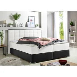 MAINTAL Boxspringbett 210 x 200 cm Weiß