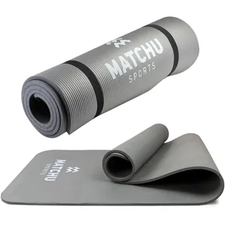 Matchu Sports Yogamatte 180x60x0.9 cm Gymnastikmatte Fitnessmatte - Sportmatte 1 St