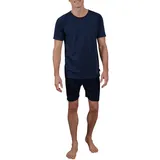 CECEBA Shorty CECEBA Herren Shorty blau quergestreift (1 tlg) blau 56