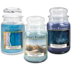 Prices Candles Apothekerglas - Sommerdüfte (3er Set)