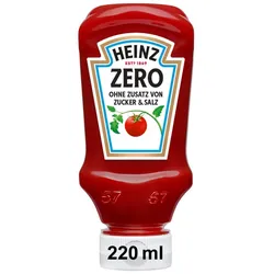 Heinz Tomato Ketchup ohne Zusatz von Zucker und Salz 220ML