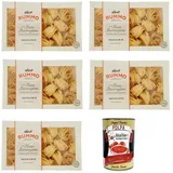 Rummo Tagliatelle N. 107, Pasta Bronzezeichnung 5x500g+Polpa 400g