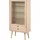 VCM Vitrinenschrank Canes 72 x 36 cm Weiß