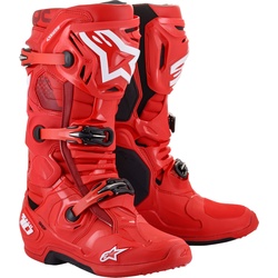 Alpinestars Tech 10 Motocross Stiefel, rot, Größe 48 für Männer