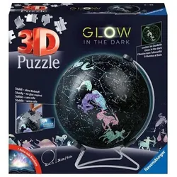 RAVENSBURGER 11544 3D PuzzleBall 180 Teile Glow In The Dark Sternenglobus