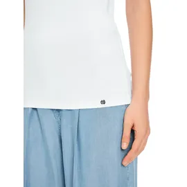 Marc Cain Basic T-Shirt Weiß 44
