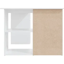 vidaXL Eckschreibtisch Weiß