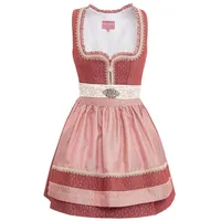 KRÜGER MADL & BUAM Trachtenkleid Mini Dirndl 2tlg. 50cm 417567 rose rosa 42