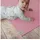 SanoSoft Krabbelmatte - OEKO-TEX® Rosa | Gr.: 60 x 120 cm
