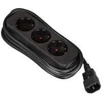 ONLINE USV-Systeme Steckdosenleiste 1,80 m Schwarz 3 St.