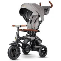 Qplay - Kinder-Dreirad 6-in-1 RITO DELUXE grau - Grau
