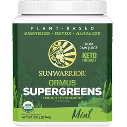 Sunwarrior Ormus Super Greens MINT - bio (450 g) (0.45kg)