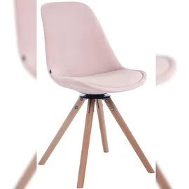 CLP Esszimmerstuhl Troyes Samt pink