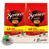 Senseo Pads Classic - Kaffee RA-zertifiziert - 10 Megapackungen XXL x 48 Kaffeepads