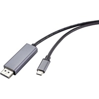 Renkforce USB-C® / DisplayPort Anschlusskabel USB-C® Stecker, DisplayPort Stecker