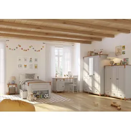 OTTO home Wäscheschrank Tessin 128 x 140 x 38 cm Weiß