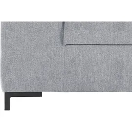 DOMO collection 2-Sitzer DOMO COLLECTION "Ledas kubisch und komfortabel, flache Armlehnen, eleganter Fuß", grau, B:210cm H:83cm T:88cm, Sofas, in vielen Farben erhältlich