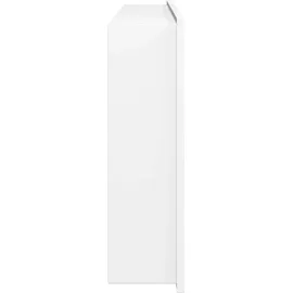vidaXL Duschnische Mattweiß 62x32x9 cm Edelstahl