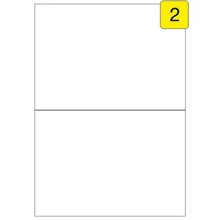 Livepac-Office Etiketten 50 210 x 148,2 mm 25 Blatt 50 St.