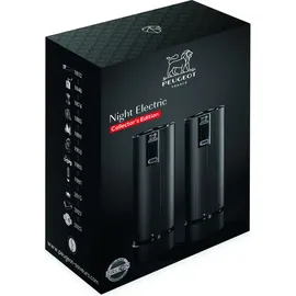 Peugeot NIGHTELECTRIC Pfeffermühle 15 cm Schwarz befüllt