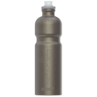 Sigg Move MyPlanet Smoked Pearl Fahrradflasche (0.75 L), klimaneutrale und auslaufsichere Fahrrad Trinkflasche, federleichte Fahrrad Sportflasche aus Aluminium, Made in Switzerland