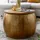 Wohnling Couchtisch Gold Mango 60 x 60 x 40 cm