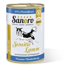Sanoro Sensitiv Lamm Menü mit Bio-Gemüse 12 x 400 g