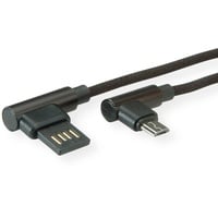 Roline USB 2.0 Kabel, gewinkelt, Typ A rev -