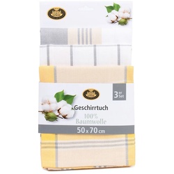 Gözze Geschirrtuch Geschirrtuch-Set gelb