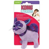 Kong Crackles Winkz Cat violett (11x11.5cm) (Plüschspielzeug, Katzenminzespielzeug), Katzenspielzeug