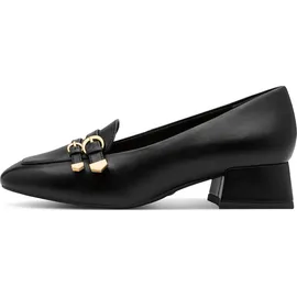 TAMARIS Damen Trotteur mit Blockabsatz, schwarz, 37 EU