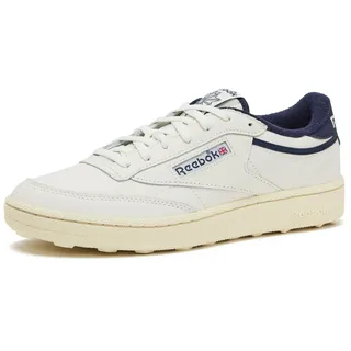 Reebok Club C Golf Herren-Golfschuhe, Spikeless Sneaker, Kreide/Vintage Chalk/Vector Navy, 46 EU - 46 EU