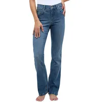 Angels Jeans Leni mit Bootcut in mittelblauer Waschung-D48 /