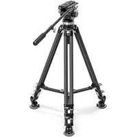 leofoto Carbon-Dreibeinstativ LVC-253C Doppelrohr + Videoneiger BV-20