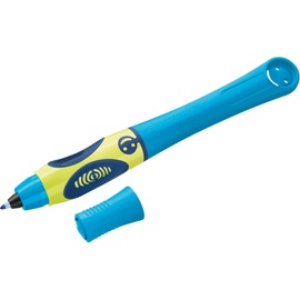 Pelikan griffix 3 Tintenroller neon fresh blue, geeignet für Linkshänder, Faltschachtel (820455)