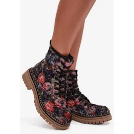 Artiker Schnürstiefeletten in Bunt | Gr.: 36