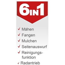 SCHEPPACH Benzin Rasenmäher MS225-56 6PS 6IN1 Schnittbreite 56cm