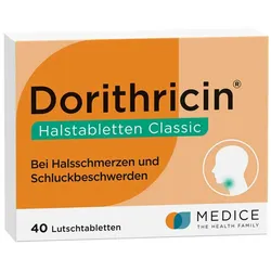 Dorithricin Classic Lutschtabletten bei Halsschmerzen