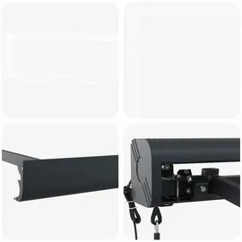 vidaXL Einziehbare Markise 350 x 250 cm weiß