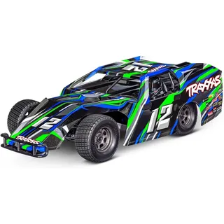 Traxxas Spielzeug-Auto Traxxas Slash Mudboss 1/10 RTR TQ BL-2s Green grün