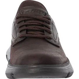 SKECHERS Garza - GERVIN Herren Sneakers Slip-ins 205046 Choc dunkel braun, Schuhgröße:43 EU