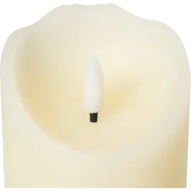 Beliani AMOREA LED Kerzen 10/15 cm 6 St. Cremeweiß