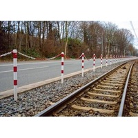 Schake Absperrpfosten Typ 460/2, ortsfest, Ø 60mm, zum Einbetonieren,