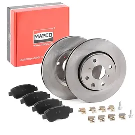 Mapco Bremsensatz, Scheibenbremse 47355 Bremsscheiben mit Bremsbeläge Vorderachse