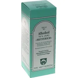 ALKOHOL 70% V/V Hetterich 200 ml Lösung