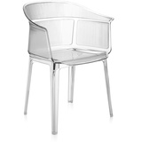 Kartell Papyrus Sessel, Polycarbonat, Transparent, 49 x 79 x 60 cm