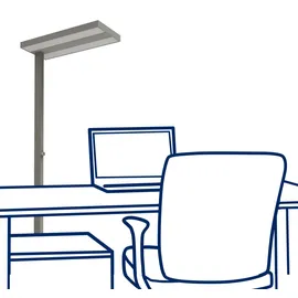 rolf-kern Smart 197 cm 7800 Lumen Silber