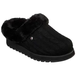 Pantoffel »KEEPSAKES - ICE ANGEL«, in Strick-Optik, Gr. 37, schwarz, , 12781048-37